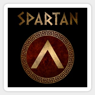 Spartan Shield Lambda Ancient Lacedaemonian Symbol of Sparta Sticker